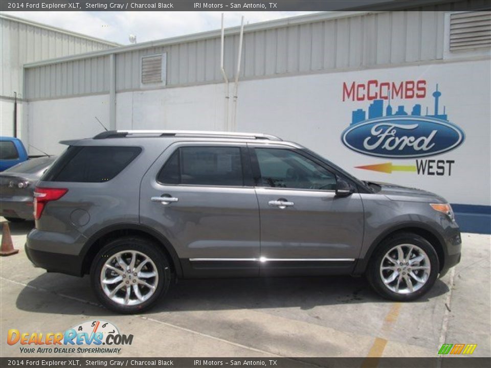 2014 Ford Explorer XLT Sterling Gray / Charcoal Black Photo #1