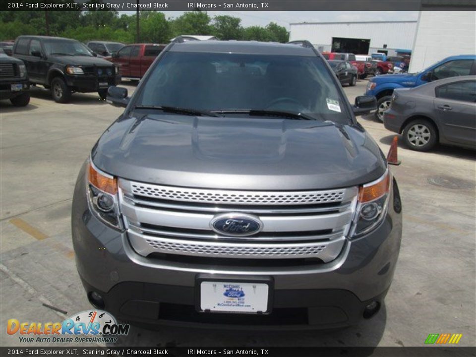 2014 Ford Explorer XLT Sterling Gray / Charcoal Black Photo #3