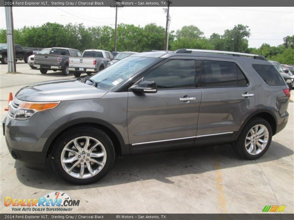 2014 Ford Explorer XLT Sterling Gray / Charcoal Black Photo #4