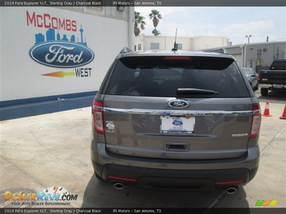 2014 Ford Explorer XLT Sterling Gray / Charcoal Black Photo #6