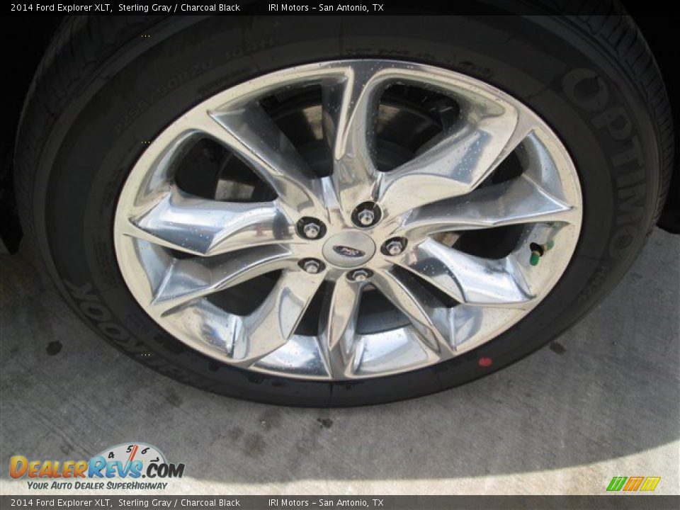2014 Ford Explorer XLT Sterling Gray / Charcoal Black Photo #7