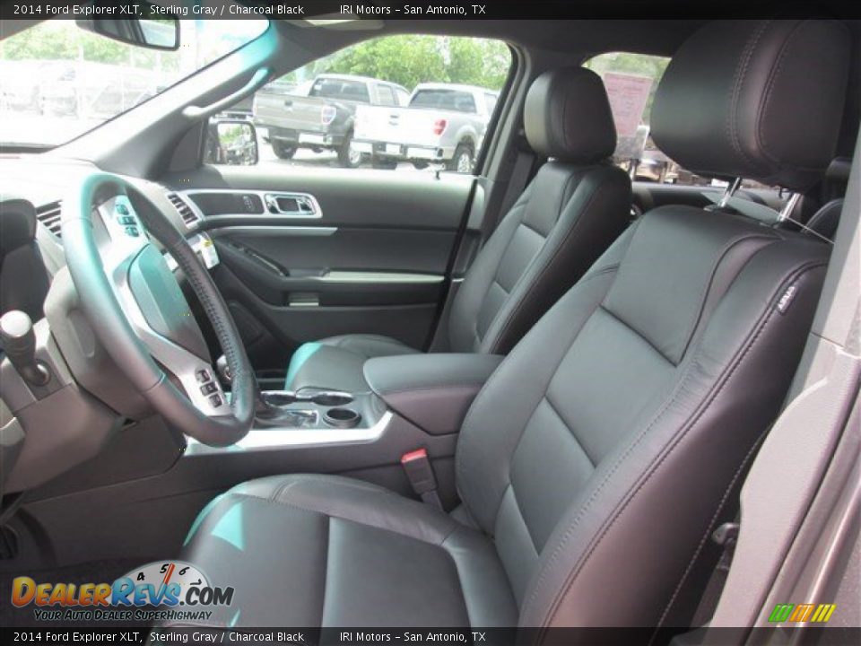 2014 Ford Explorer XLT Sterling Gray / Charcoal Black Photo #8