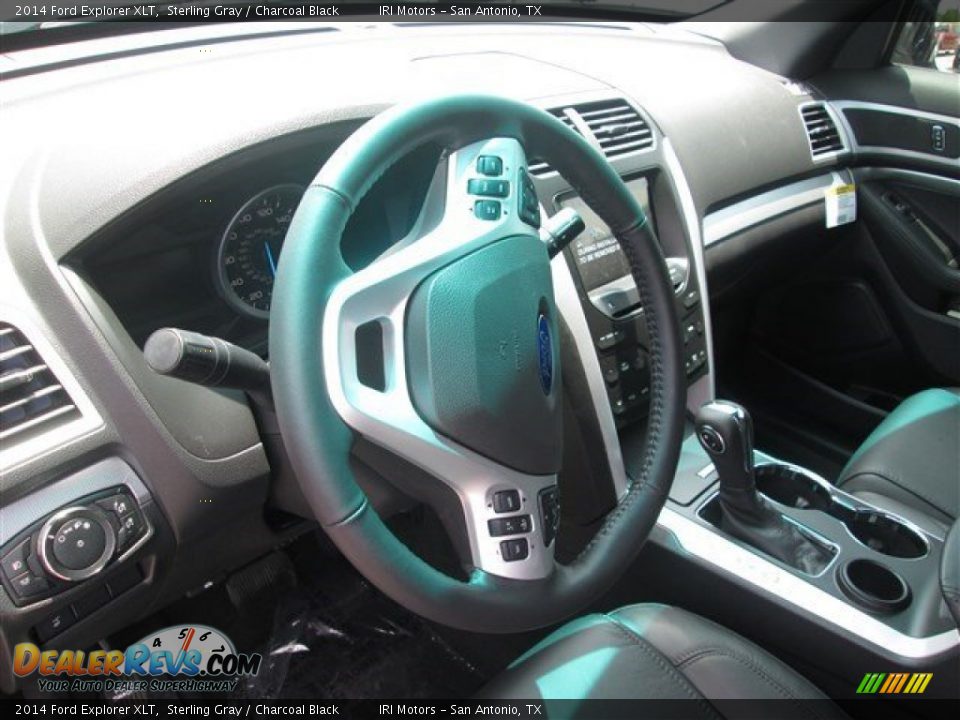 2014 Ford Explorer XLT Sterling Gray / Charcoal Black Photo #9
