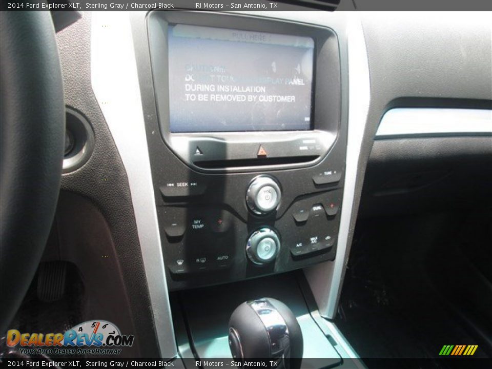 2014 Ford Explorer XLT Sterling Gray / Charcoal Black Photo #10