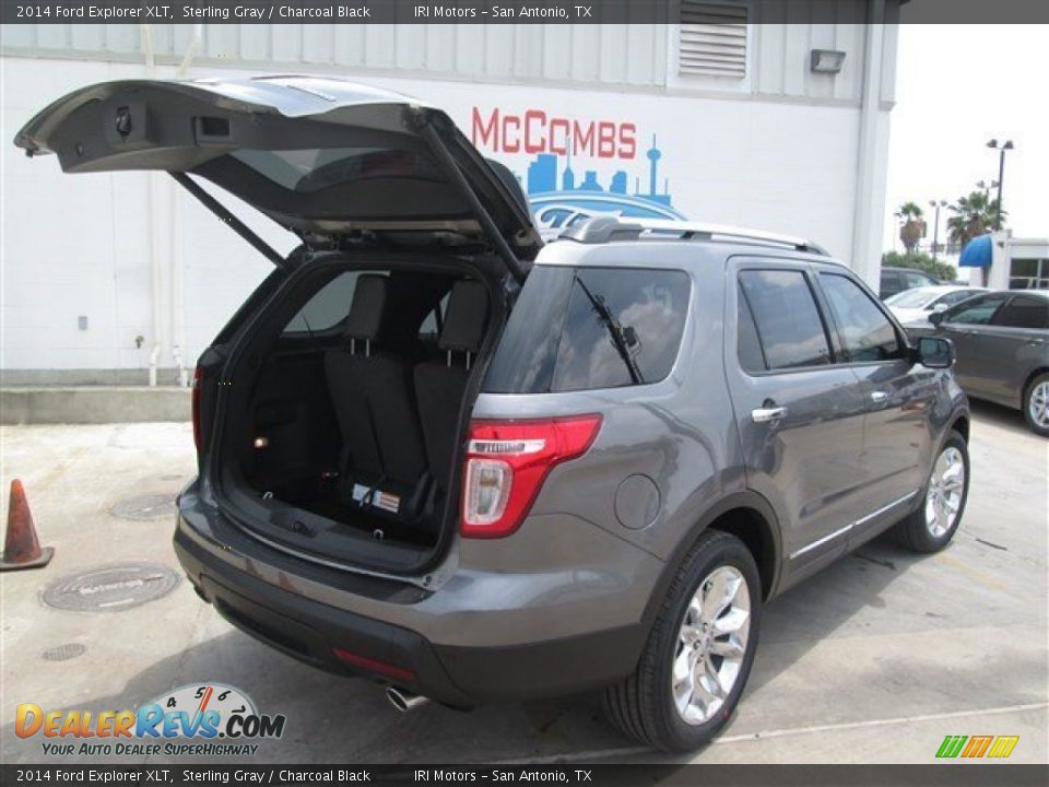 2014 Ford Explorer XLT Sterling Gray / Charcoal Black Photo #13