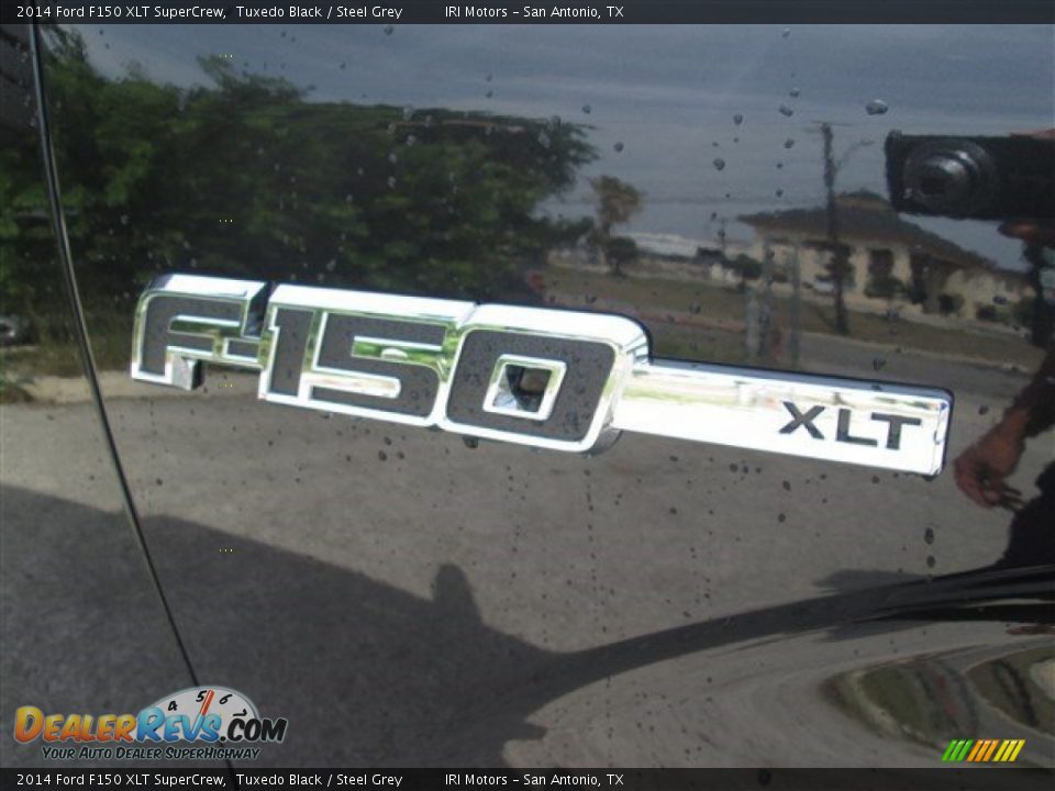 2014 Ford F150 XLT SuperCrew Tuxedo Black / Steel Grey Photo #6