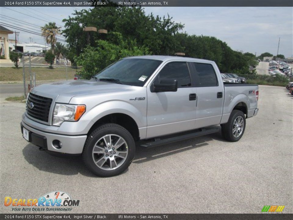 2014 Ford F150 STX SuperCrew 4x4 Ingot Silver / Black Photo #2
