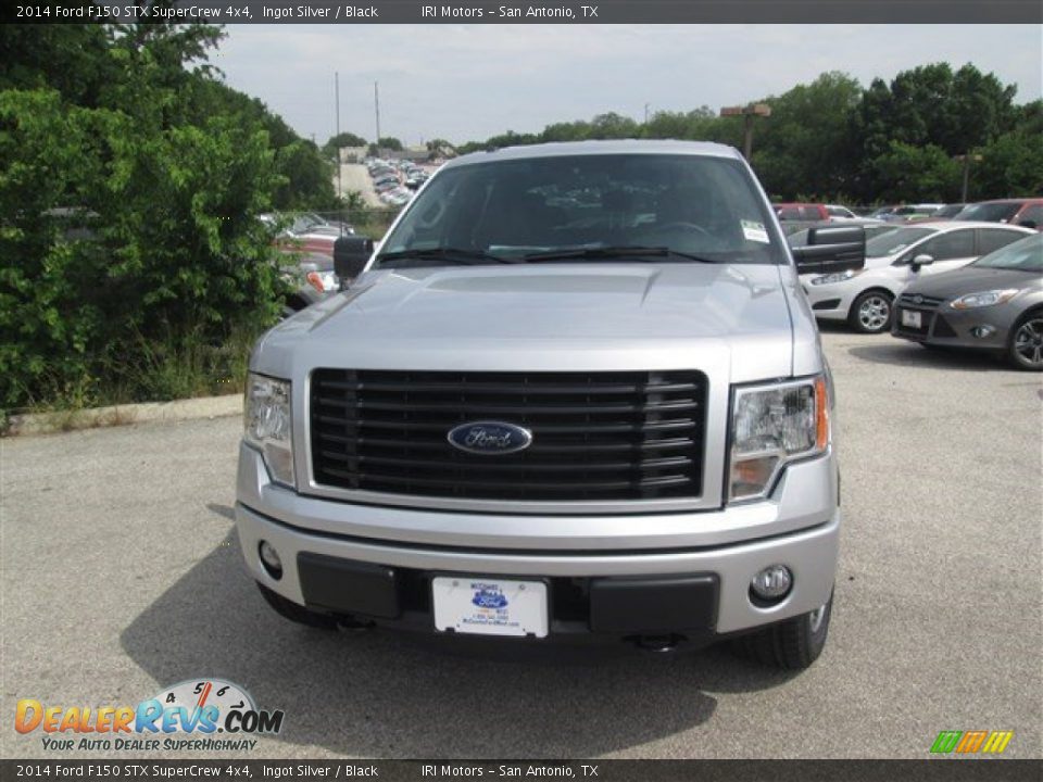 2014 Ford F150 STX SuperCrew 4x4 Ingot Silver / Black Photo #3
