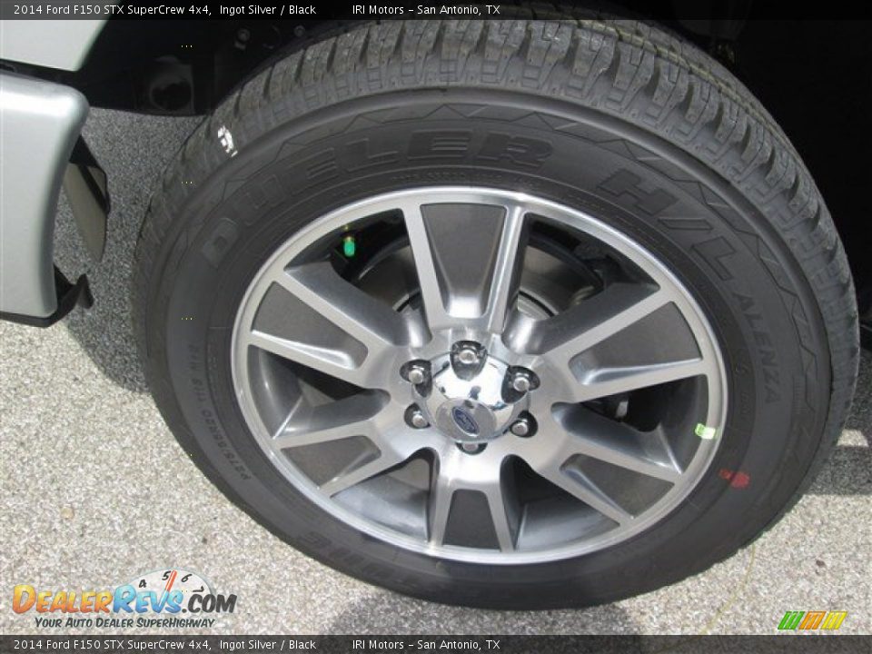 2014 Ford F150 STX SuperCrew 4x4 Ingot Silver / Black Photo #4