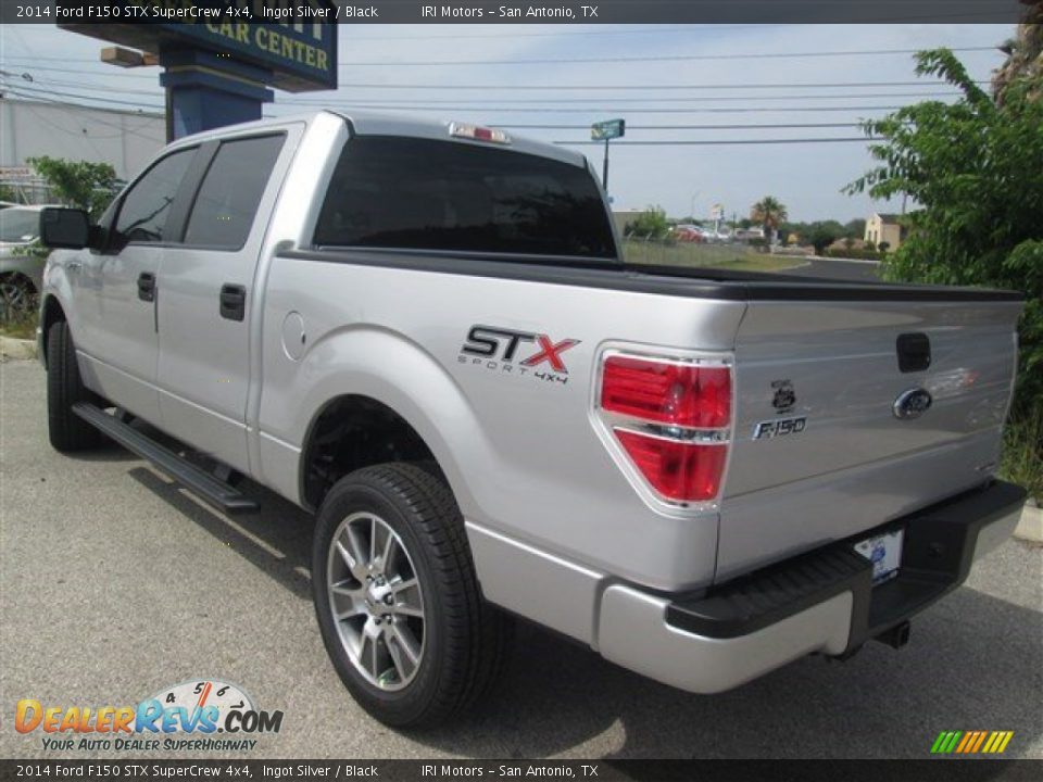 2014 Ford F150 STX SuperCrew 4x4 Ingot Silver / Black Photo #6