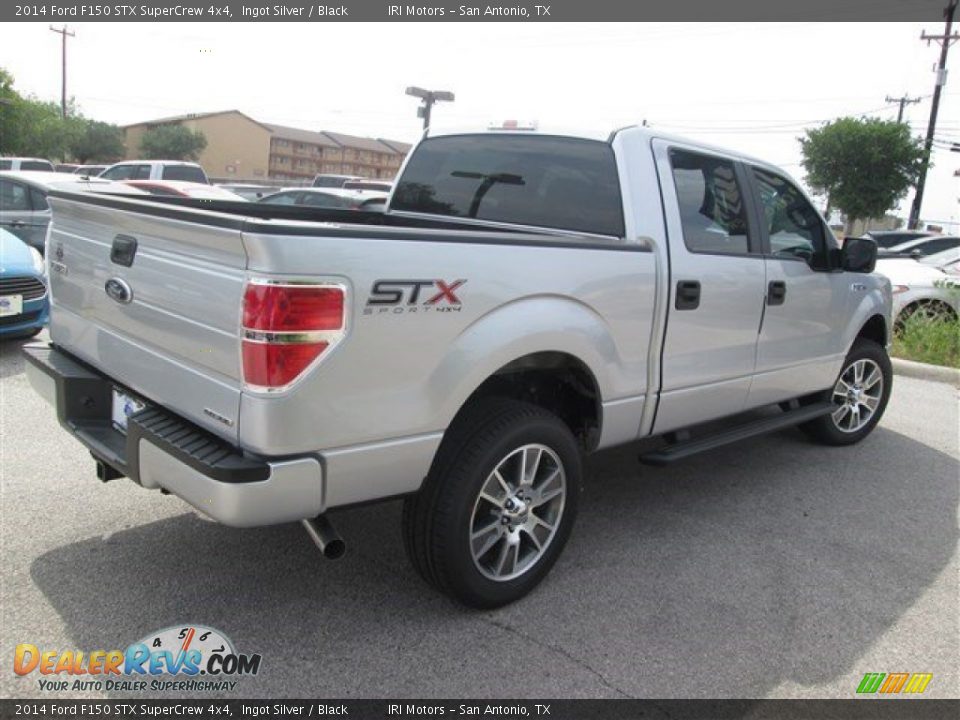 2014 Ford F150 STX SuperCrew 4x4 Ingot Silver / Black Photo #9