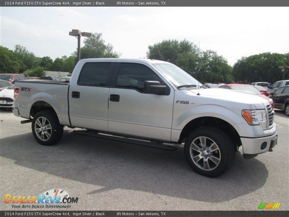 2014 Ford F150 STX SuperCrew 4x4 Ingot Silver / Black Photo #10