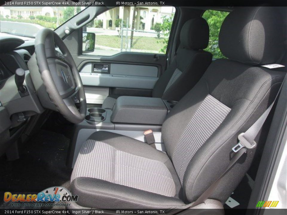 2014 Ford F150 STX SuperCrew 4x4 Ingot Silver / Black Photo #11