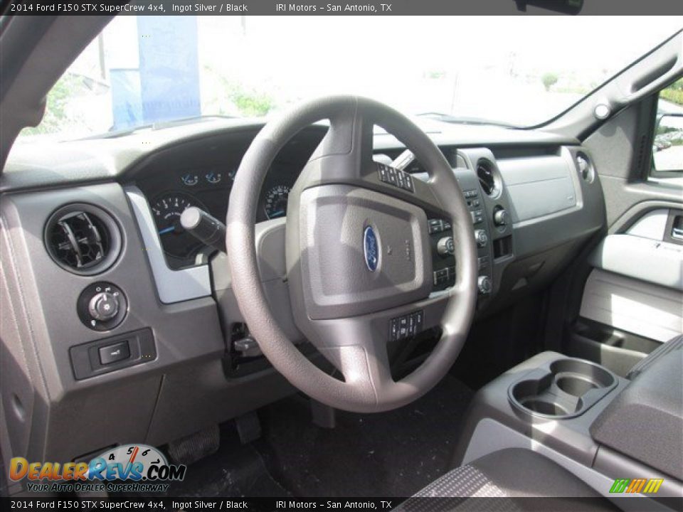 2014 Ford F150 STX SuperCrew 4x4 Ingot Silver / Black Photo #12