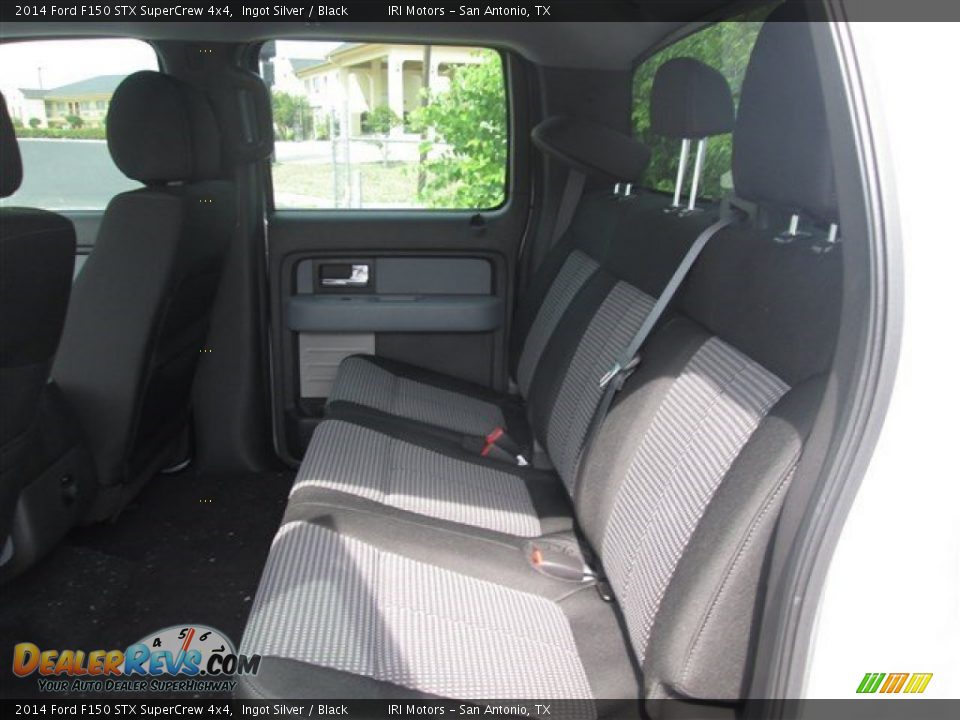 2014 Ford F150 STX SuperCrew 4x4 Ingot Silver / Black Photo #14