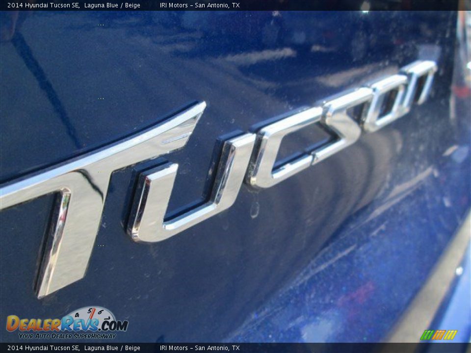 2014 Hyundai Tucson SE Laguna Blue / Beige Photo #6