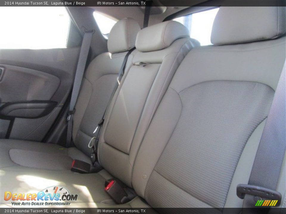 2014 Hyundai Tucson SE Laguna Blue / Beige Photo #9