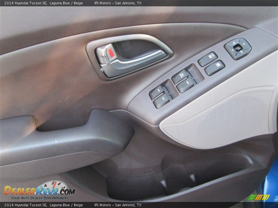 2014 Hyundai Tucson SE Laguna Blue / Beige Photo #11