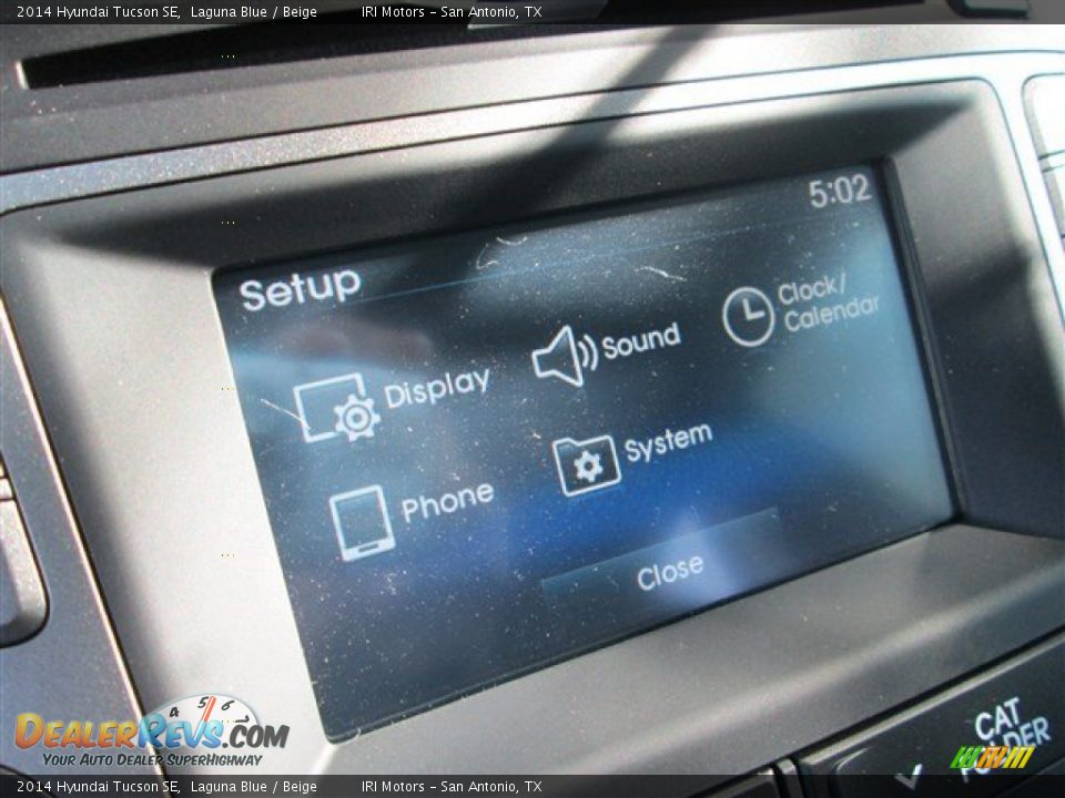 2014 Hyundai Tucson SE Laguna Blue / Beige Photo #15