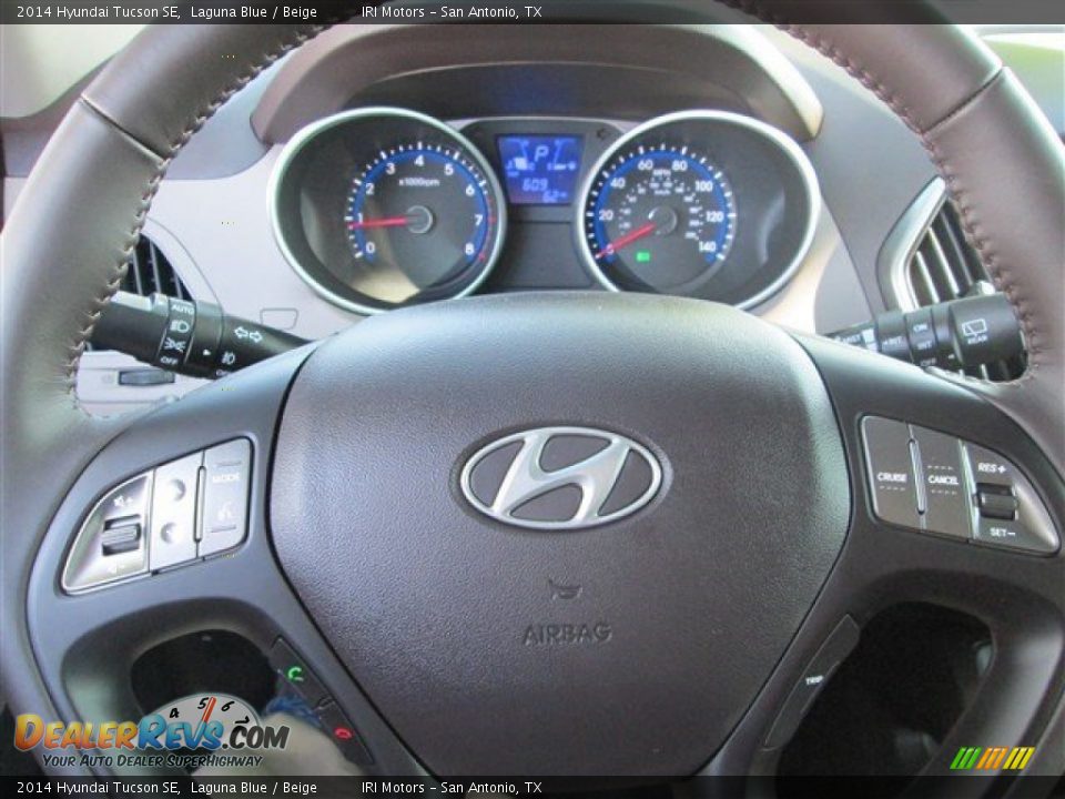 2014 Hyundai Tucson SE Laguna Blue / Beige Photo #19