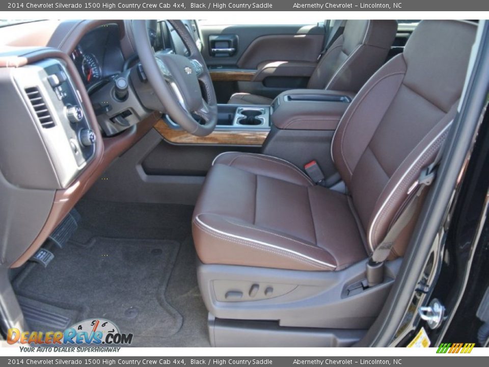 2014 Chevrolet Silverado 1500 High Country Crew Cab 4x4 Black / High Country Saddle Photo #8