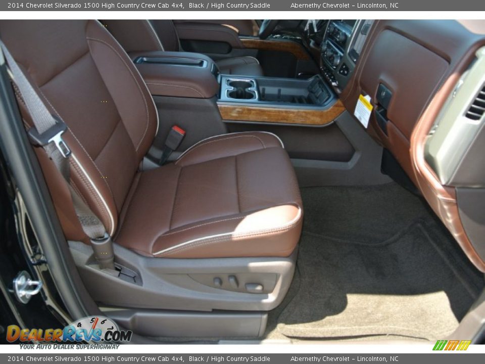 2014 Chevrolet Silverado 1500 High Country Crew Cab 4x4 Black / High Country Saddle Photo #18