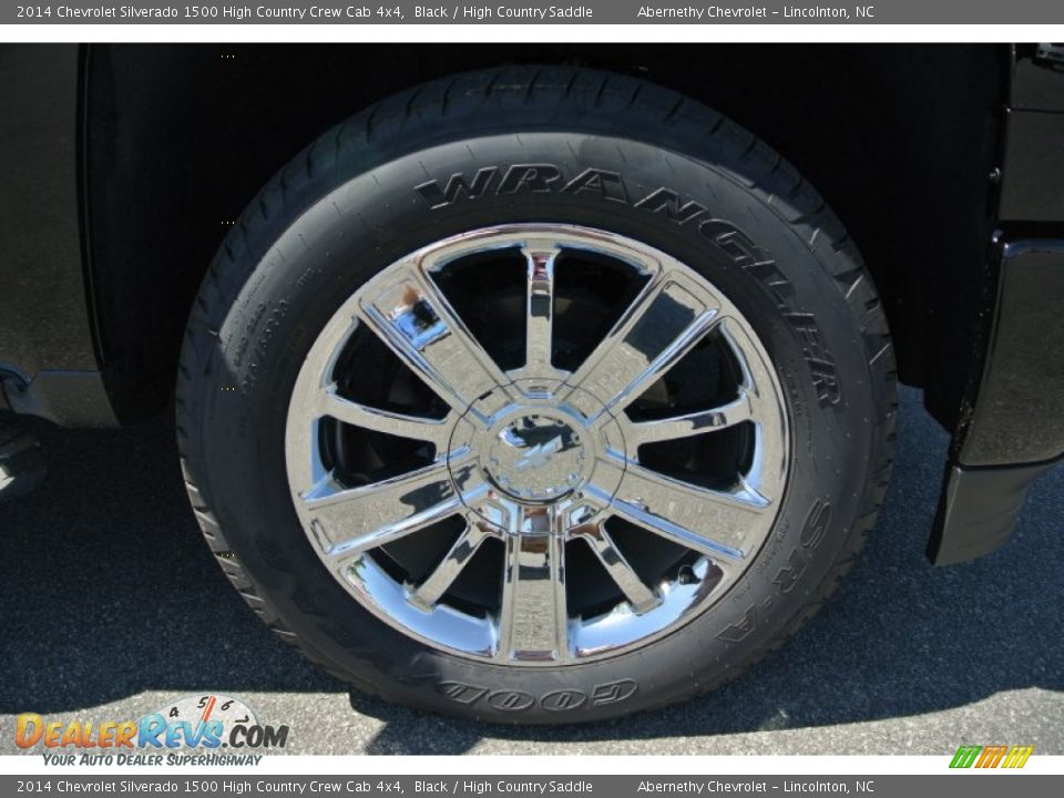 2014 Chevrolet Silverado 1500 High Country Crew Cab 4x4 Black / High Country Saddle Photo #20