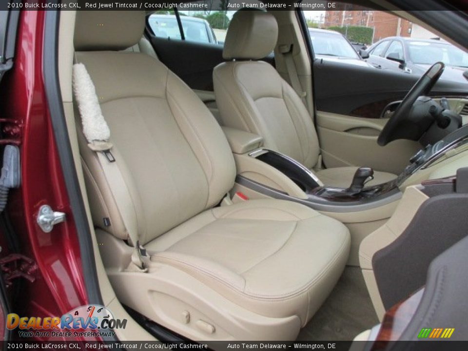 2010 Buick LaCrosse CXL Red Jewel Tintcoat / Cocoa/Light Cashmere Photo #17