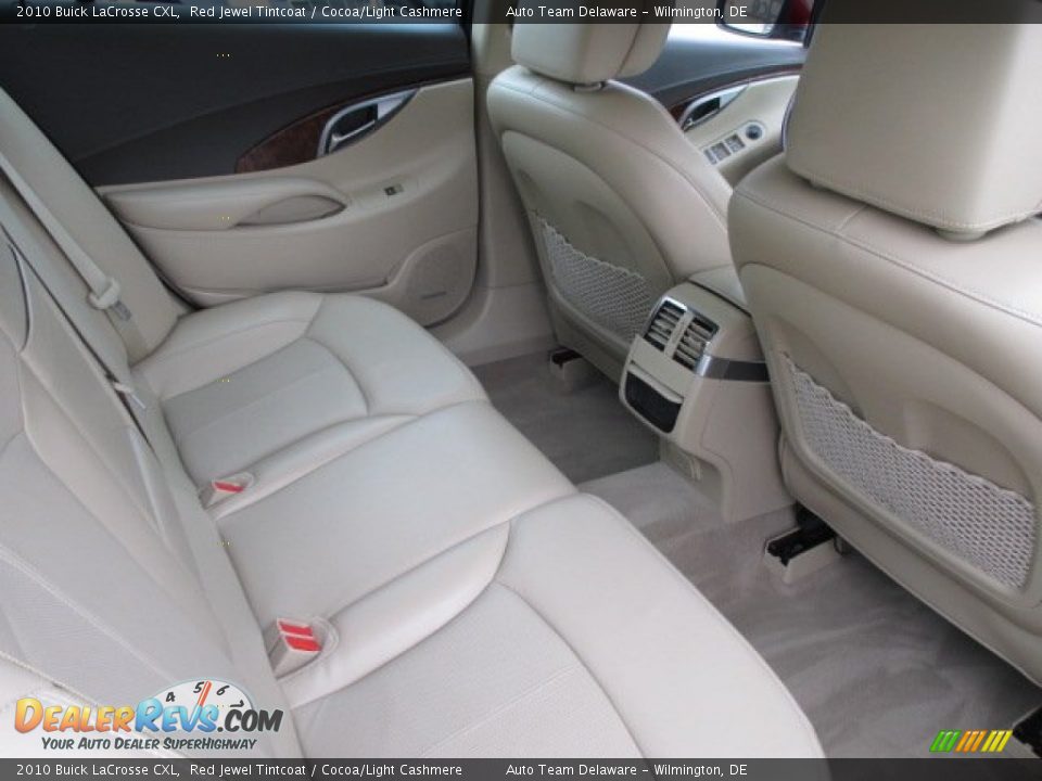 2010 Buick LaCrosse CXL Red Jewel Tintcoat / Cocoa/Light Cashmere Photo #18