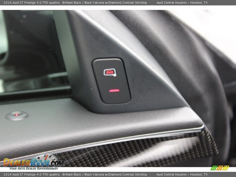 2014 Audi S7 Prestige 4.0 TFSI quattro Brilliant Black / Black Valcona w/Diamond Contrast Stitching Photo #14