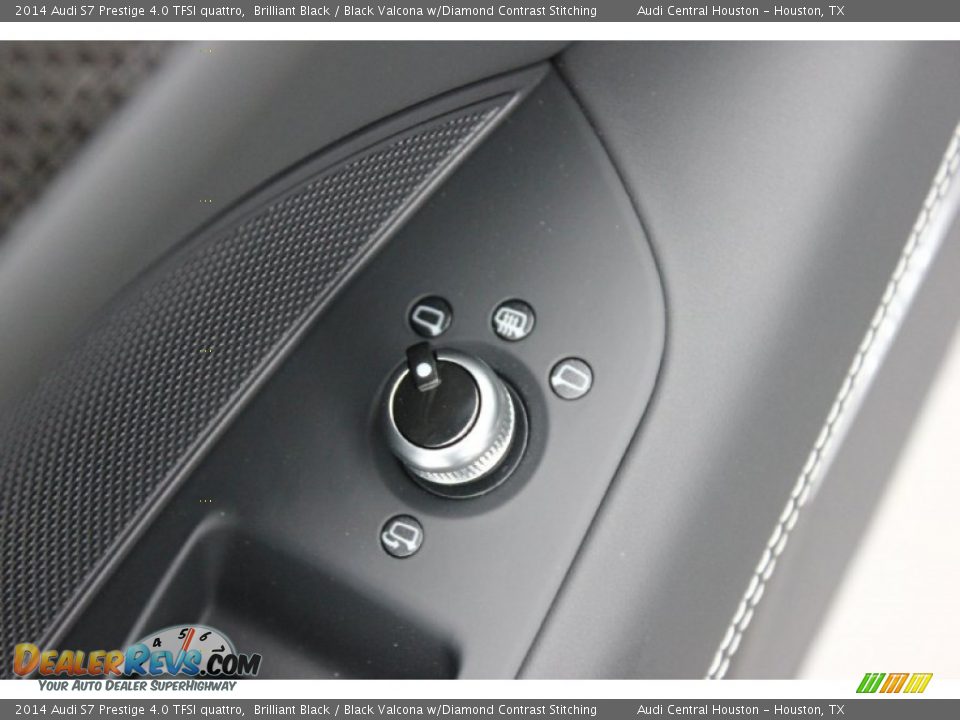 2014 Audi S7 Prestige 4.0 TFSI quattro Brilliant Black / Black Valcona w/Diamond Contrast Stitching Photo #16