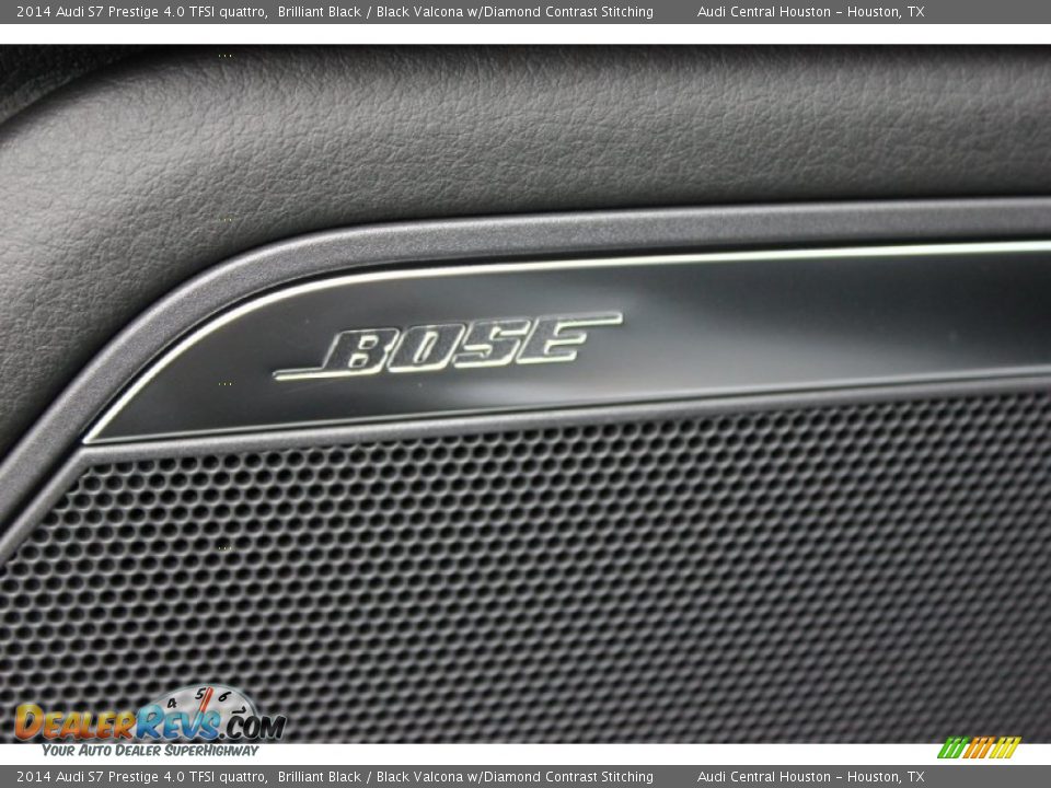 2014 Audi S7 Prestige 4.0 TFSI quattro Brilliant Black / Black Valcona w/Diamond Contrast Stitching Photo #17