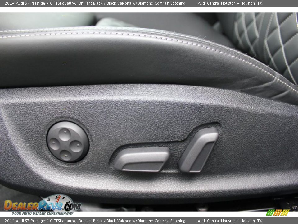 2014 Audi S7 Prestige 4.0 TFSI quattro Brilliant Black / Black Valcona w/Diamond Contrast Stitching Photo #18