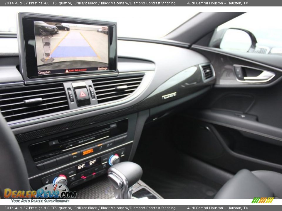 2014 Audi S7 Prestige 4.0 TFSI quattro Brilliant Black / Black Valcona w/Diamond Contrast Stitching Photo #21