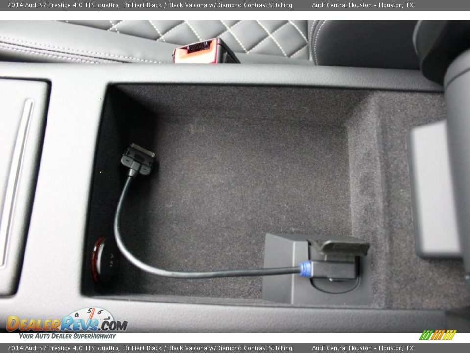 2014 Audi S7 Prestige 4.0 TFSI quattro Brilliant Black / Black Valcona w/Diamond Contrast Stitching Photo #36