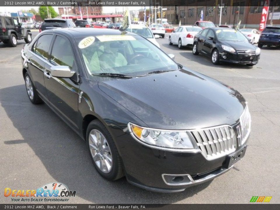 2012 Lincoln MKZ AWD Black / Cashmere Photo #2