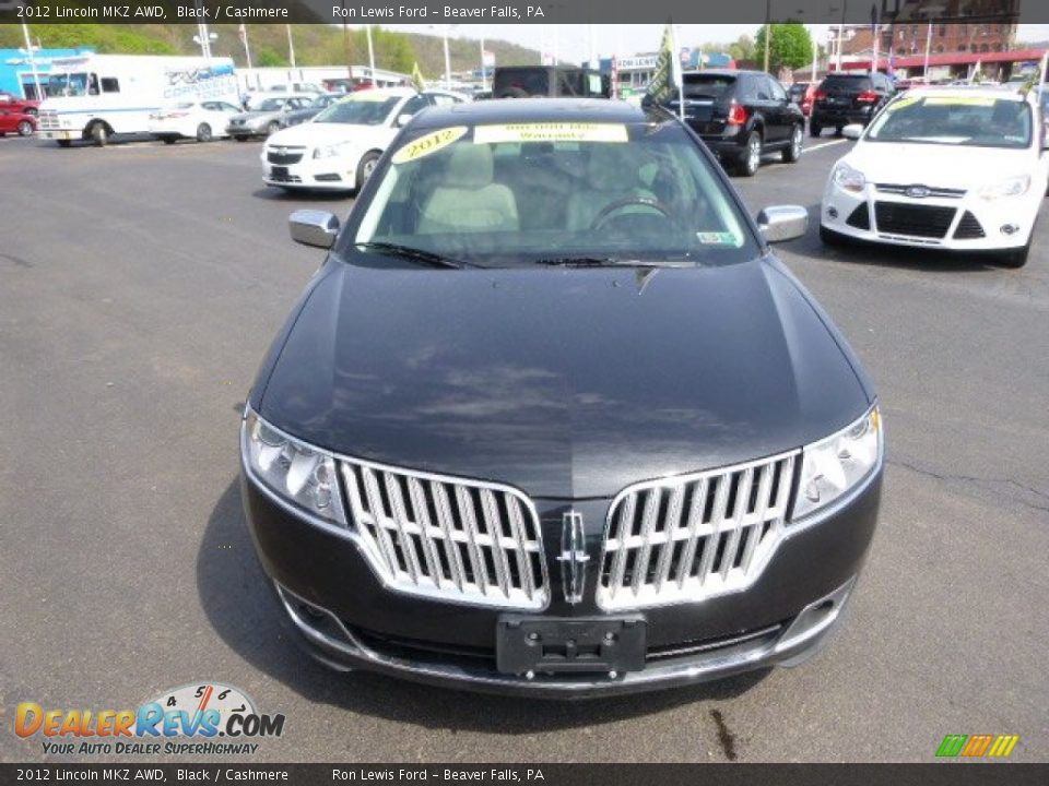 2012 Lincoln MKZ AWD Black / Cashmere Photo #3