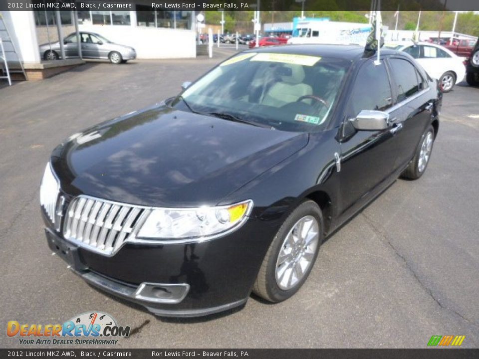 2012 Lincoln MKZ AWD Black / Cashmere Photo #4