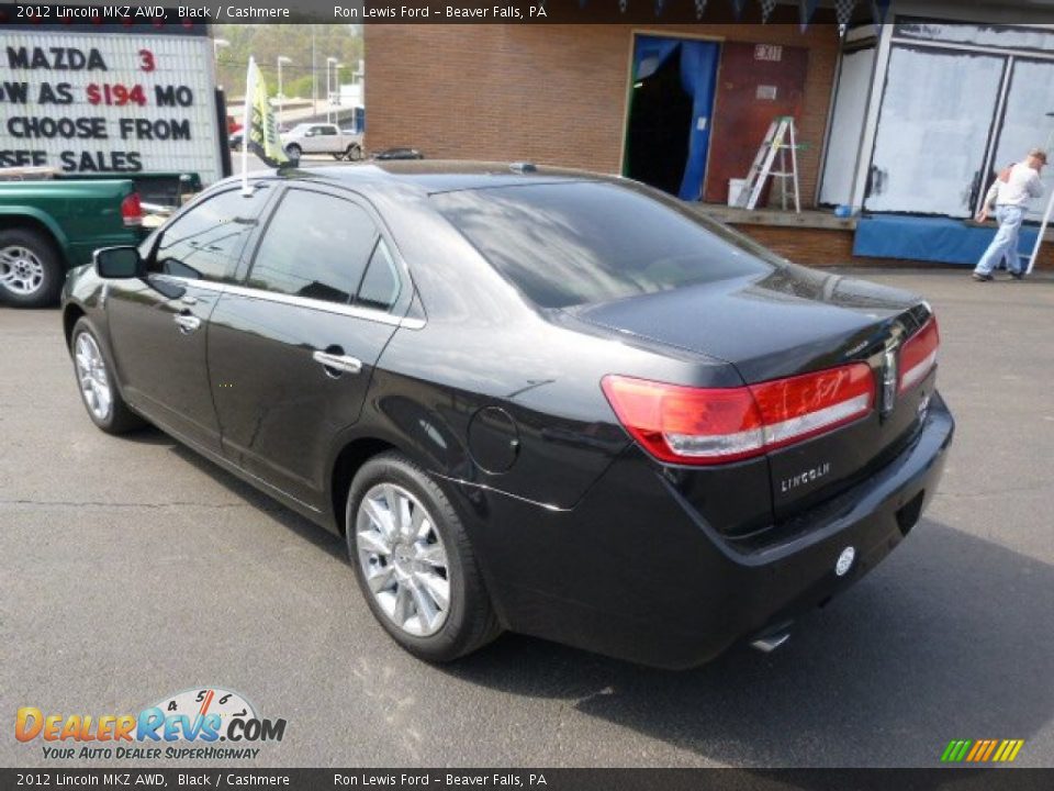 2012 Lincoln MKZ AWD Black / Cashmere Photo #6