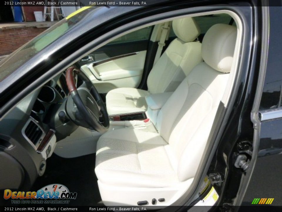 2012 Lincoln MKZ AWD Black / Cashmere Photo #10