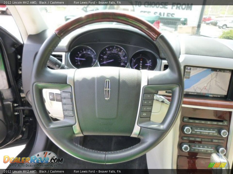2012 Lincoln MKZ AWD Black / Cashmere Photo #18