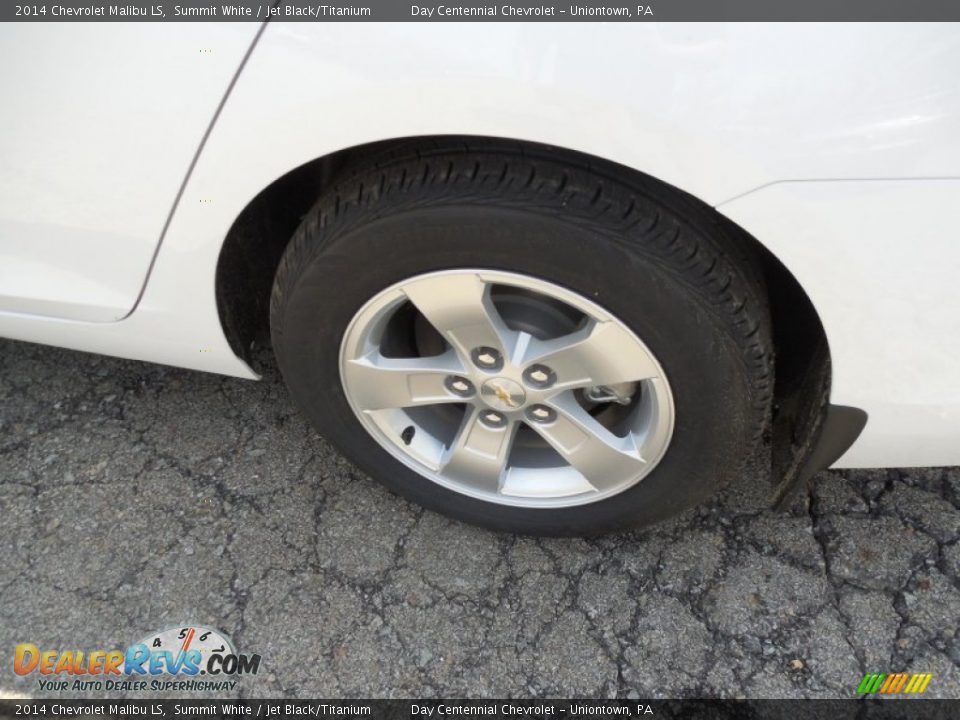 2014 Chevrolet Malibu LS Summit White / Jet Black/Titanium Photo #3