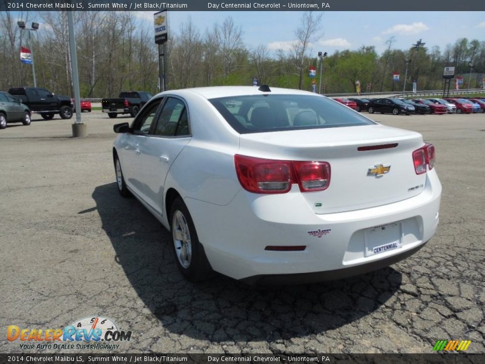 2014 Chevrolet Malibu LS Summit White / Jet Black/Titanium Photo #4