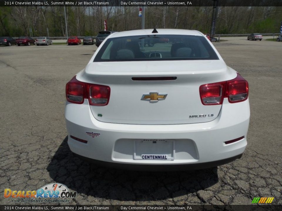 2014 Chevrolet Malibu LS Summit White / Jet Black/Titanium Photo #5