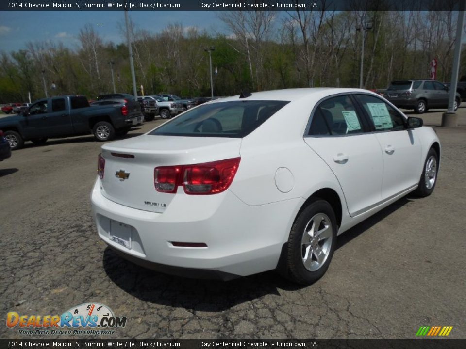 2014 Chevrolet Malibu LS Summit White / Jet Black/Titanium Photo #6