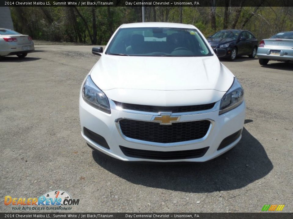 2014 Chevrolet Malibu LS Summit White / Jet Black/Titanium Photo #9