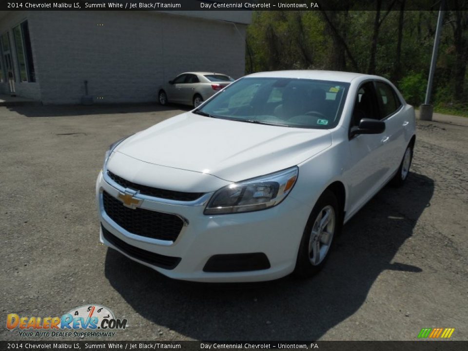 2014 Chevrolet Malibu LS Summit White / Jet Black/Titanium Photo #10