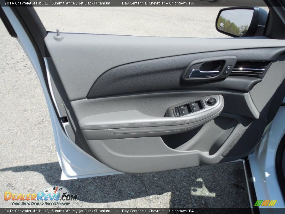 2014 Chevrolet Malibu LS Summit White / Jet Black/Titanium Photo #11
