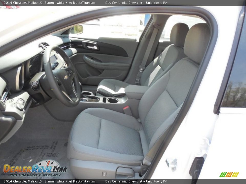 2014 Chevrolet Malibu LS Summit White / Jet Black/Titanium Photo #12