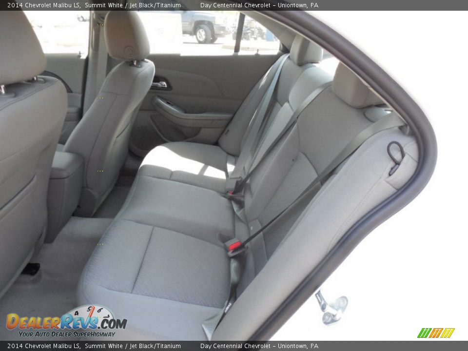 2014 Chevrolet Malibu LS Summit White / Jet Black/Titanium Photo #13